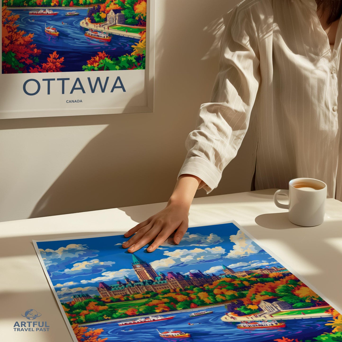Ottawa Poster | Canada Wall Art | North America Decor