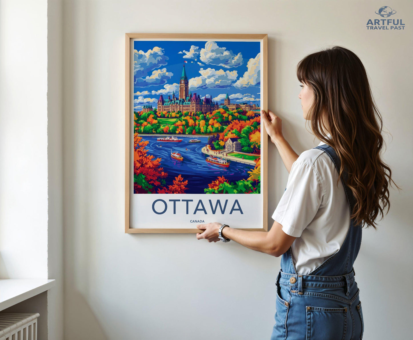 Ottawa Poster | Canada Wall Art | North America Decor