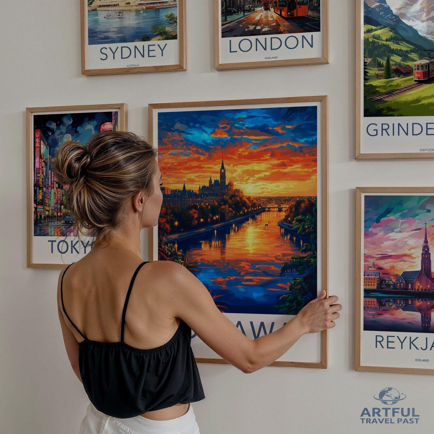 Ottawa Poster | Canada Wall Art | North America Decor