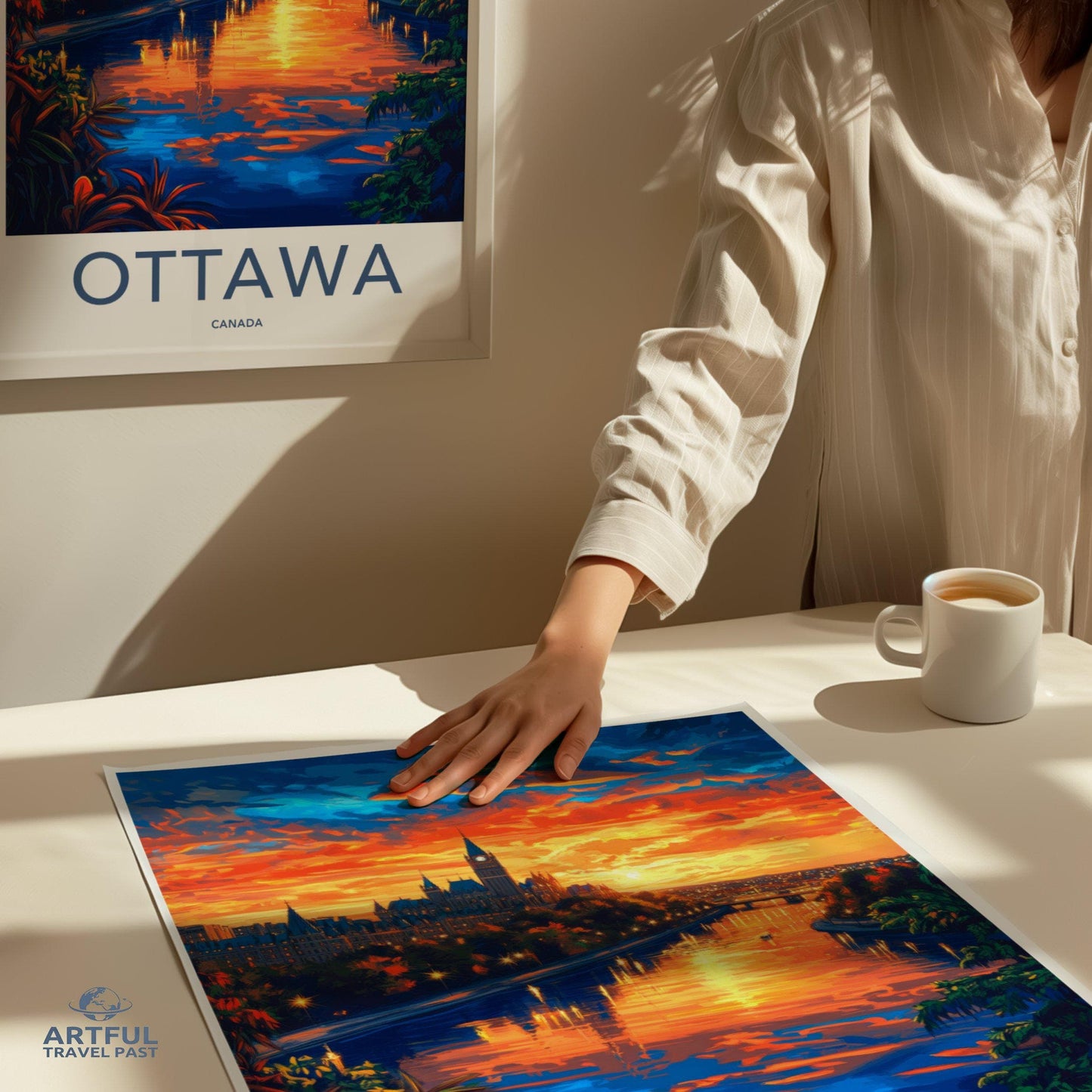 Ottawa Poster | Canada Wall Art | North America Decor