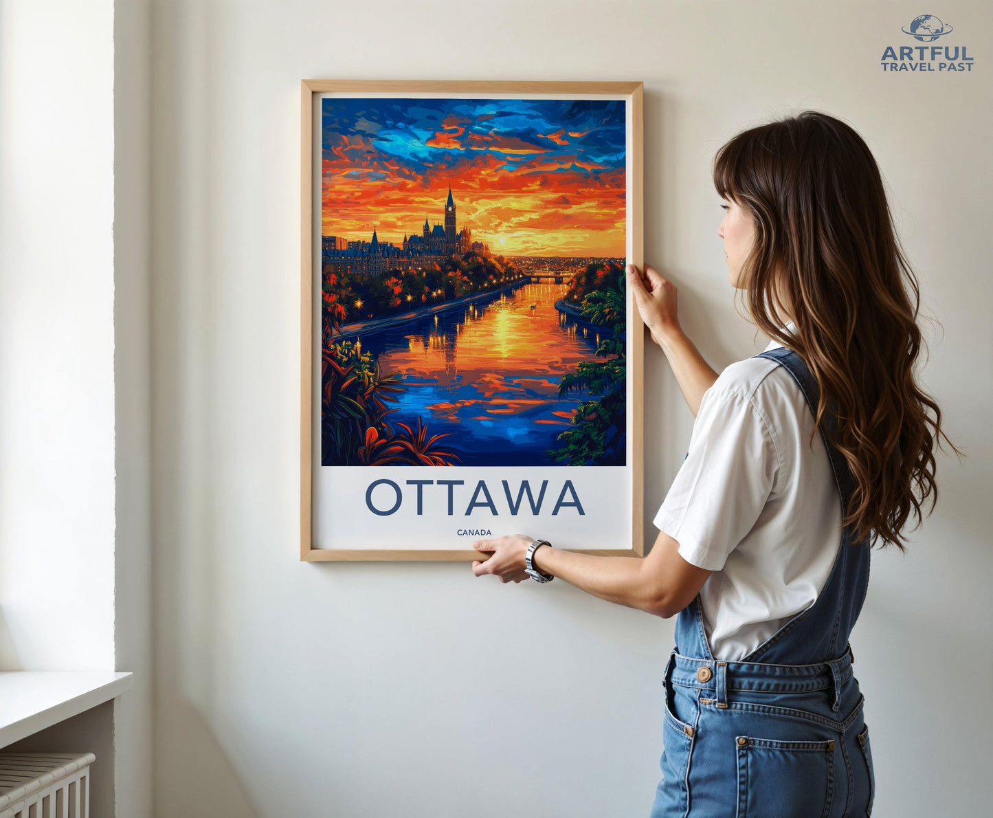 Ottawa Poster | Canada Wall Art | North America Decor