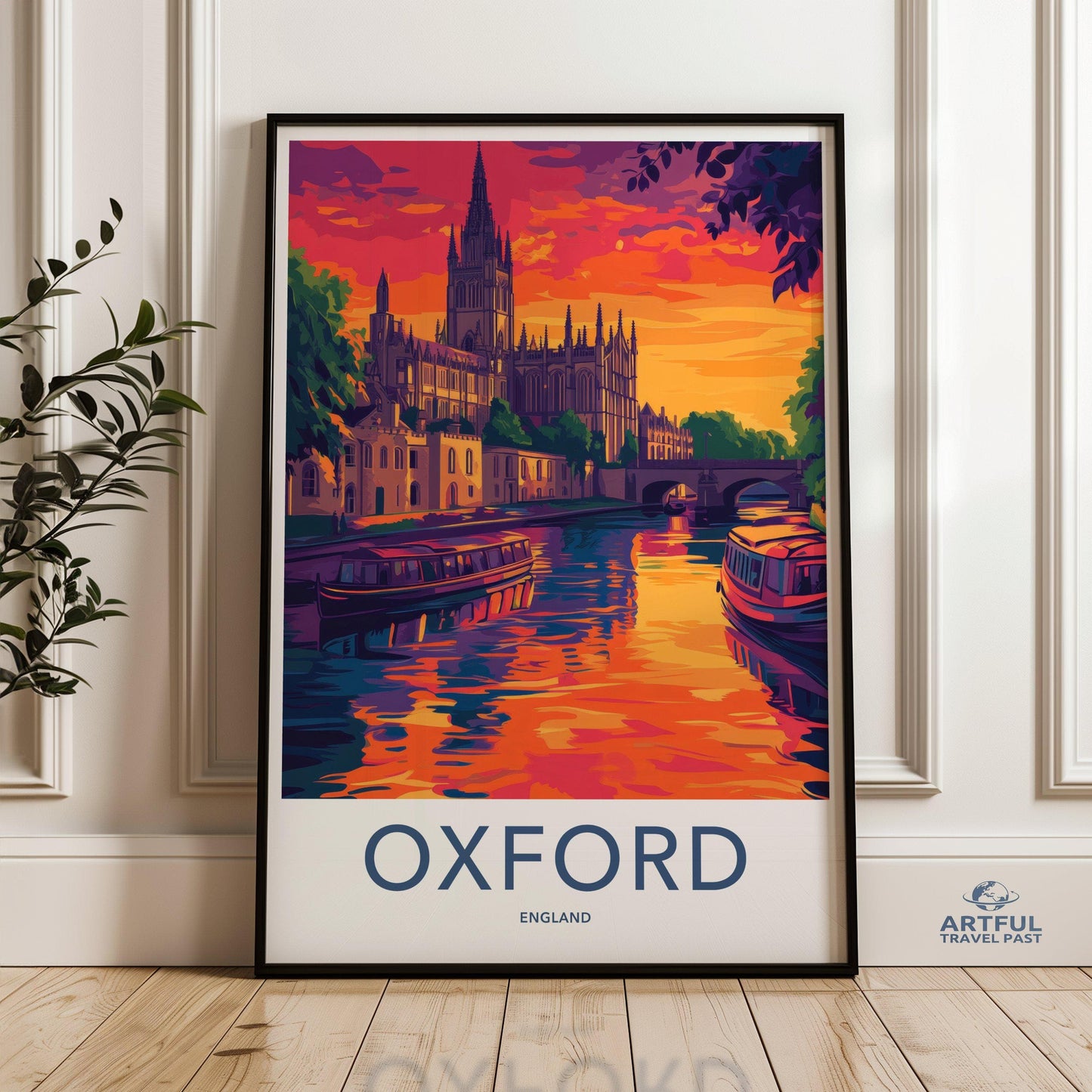 Oxford Poster - England Wall Art