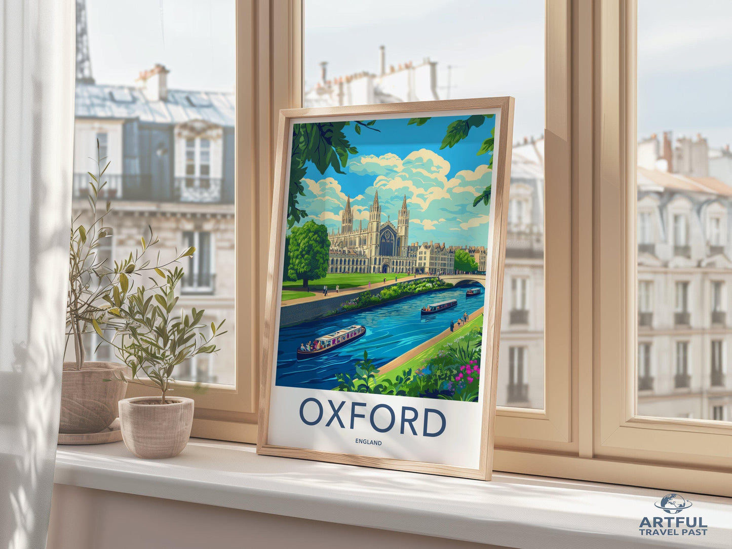 Oxford Poster | England Wall Art | UK Decor