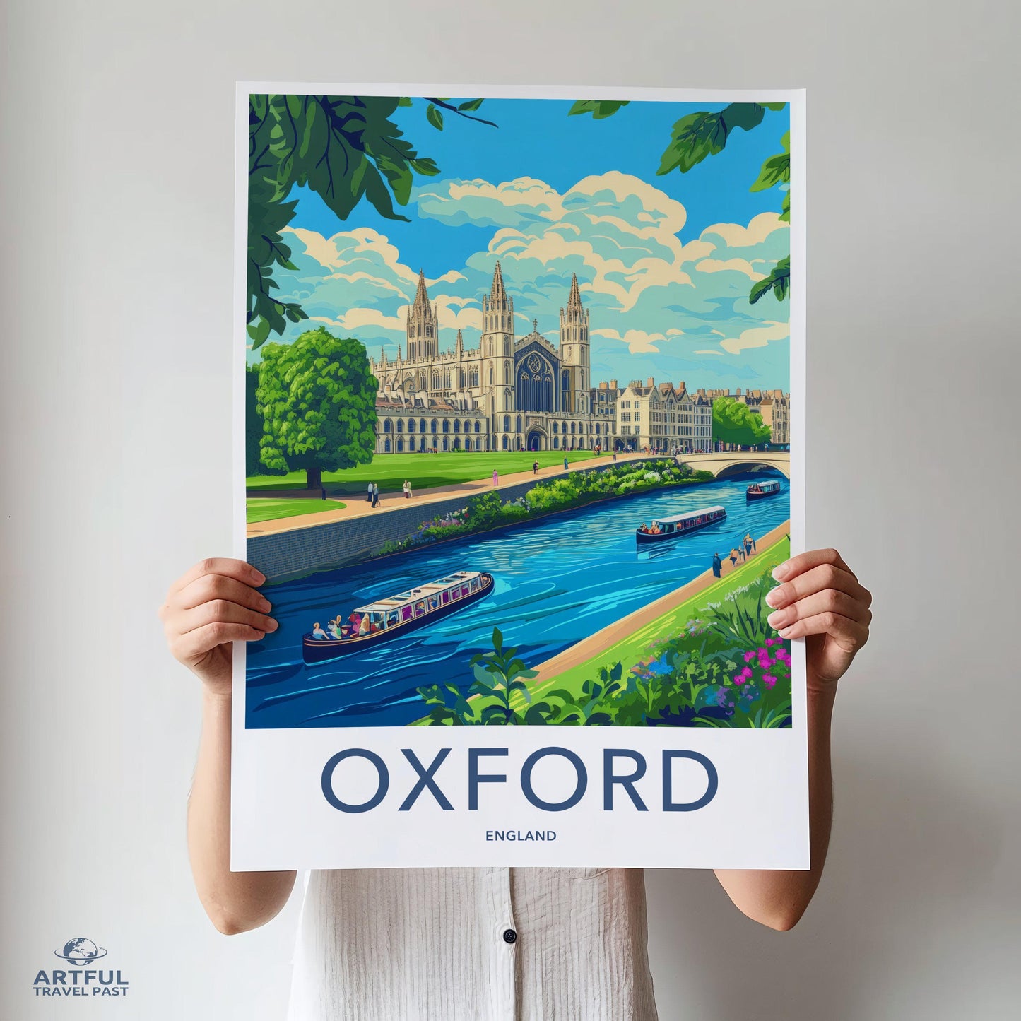 Oxford Poster | England Wall Art | UK Decor