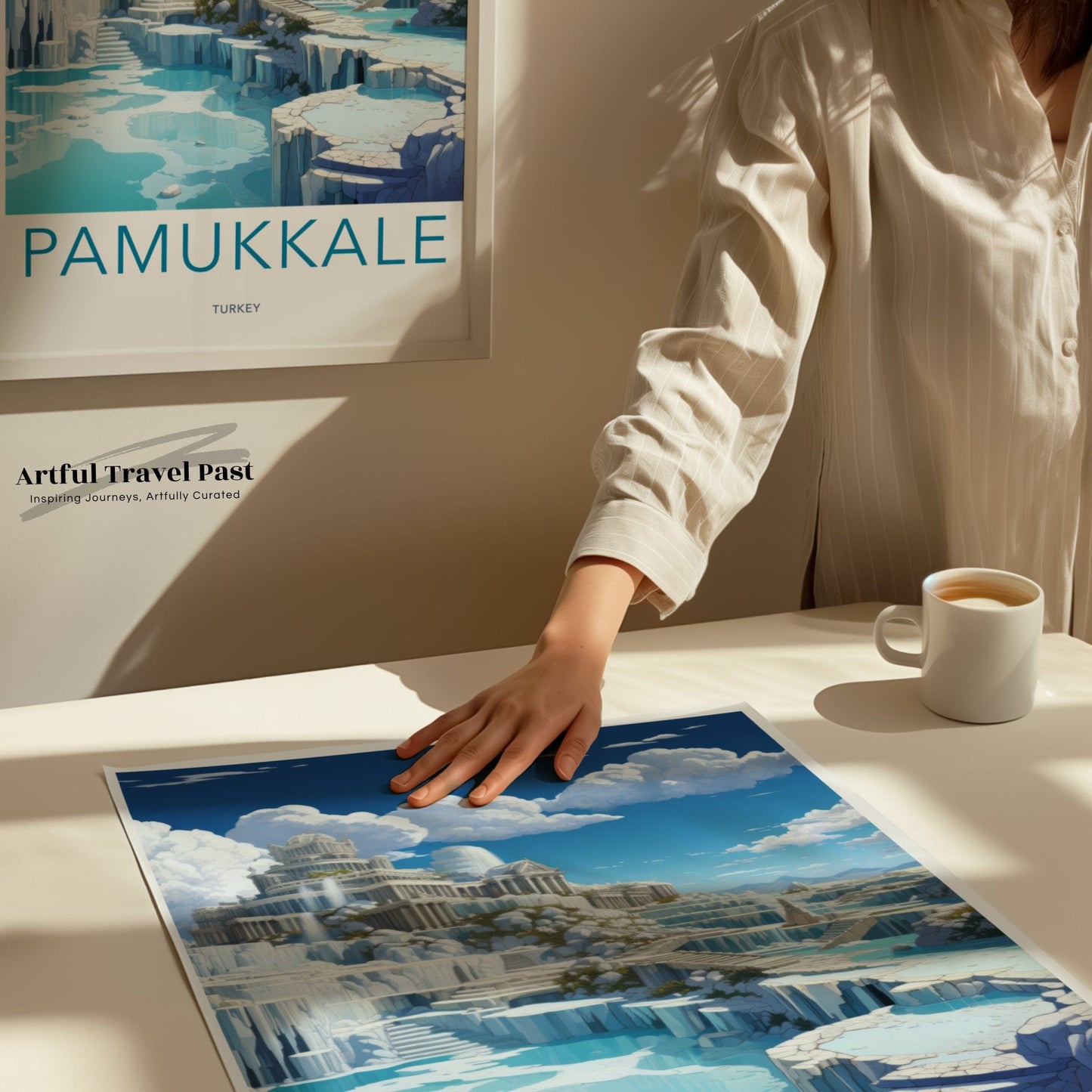 Pamukkale Poster - Turkey Wall Art