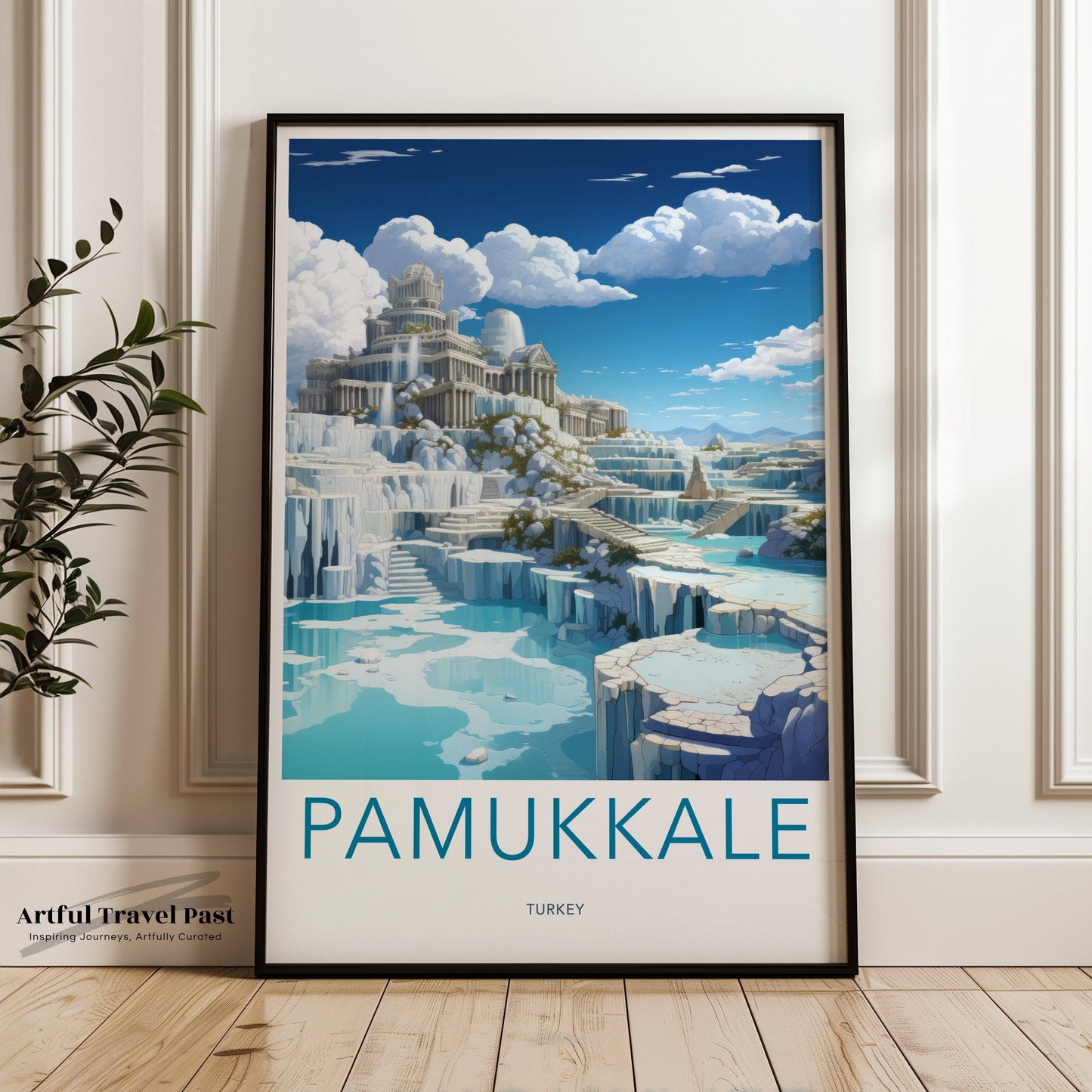 Pamukkale Poster - Turkey Wall Art