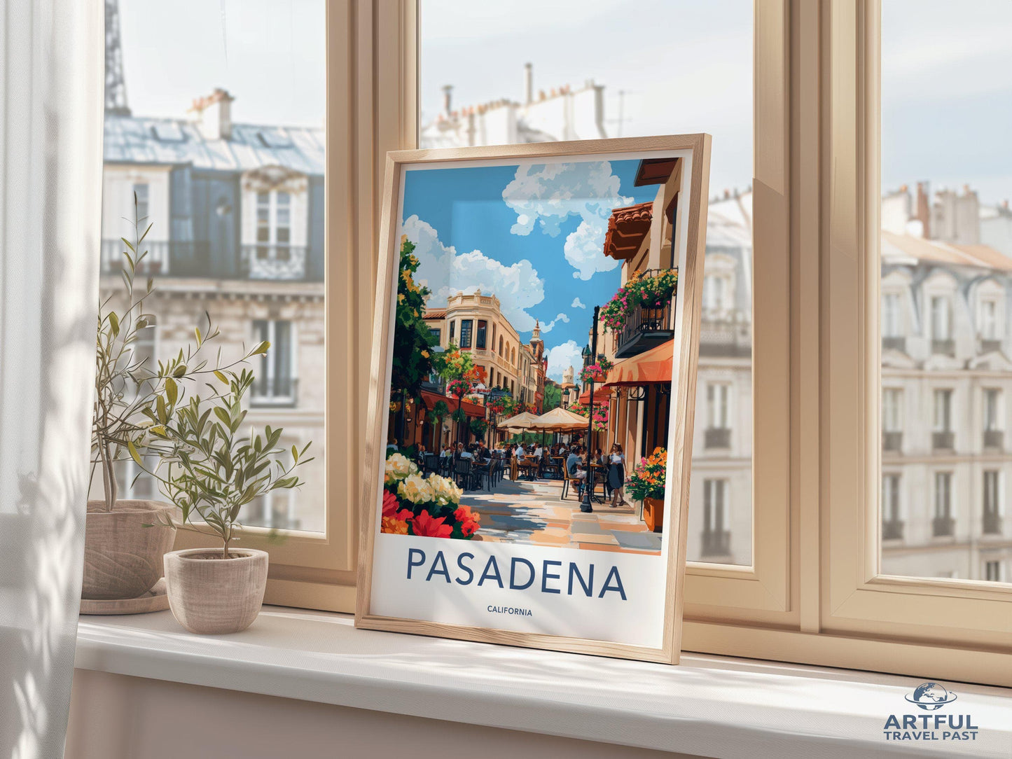 Pasadena Poster - California Wall Art