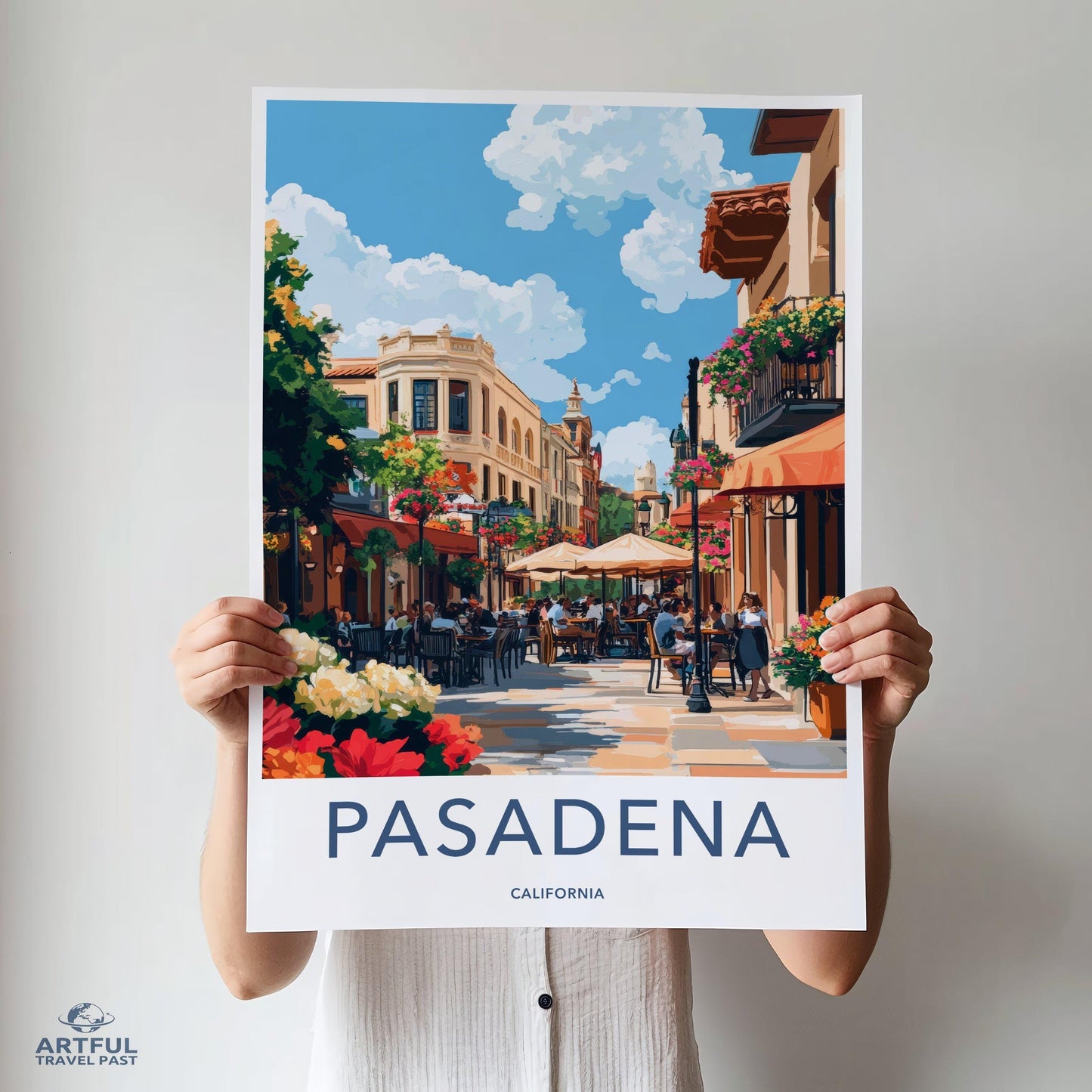 Pasadena Poster - California Wall Art