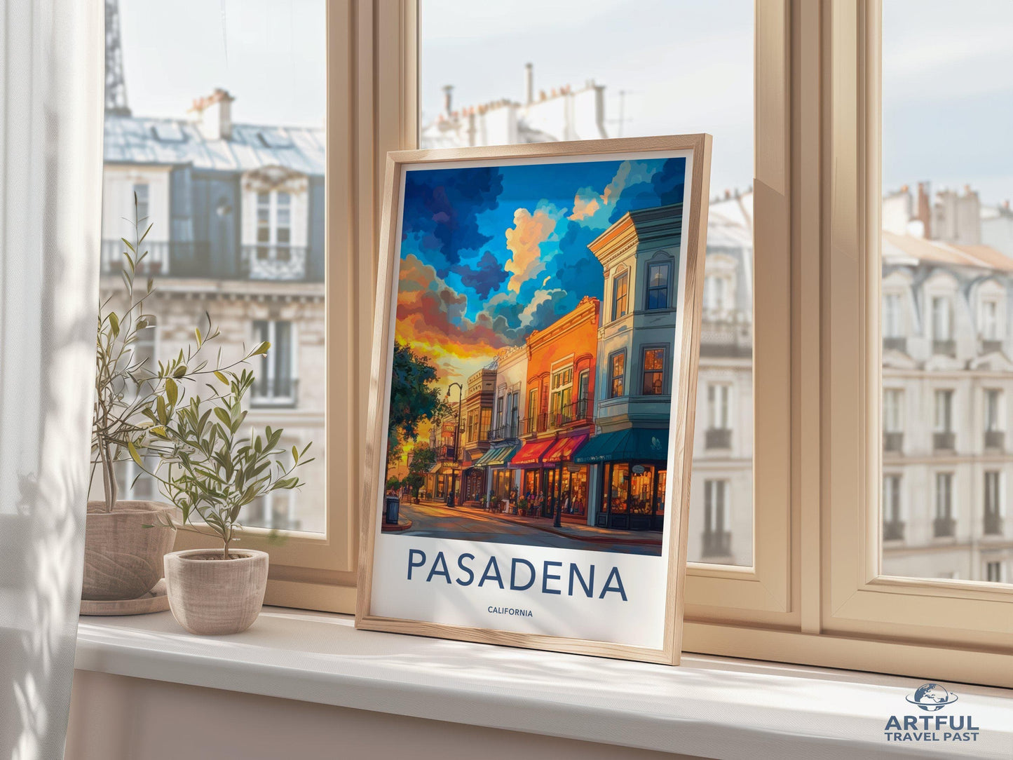Pasadena Poster - California Wall Art