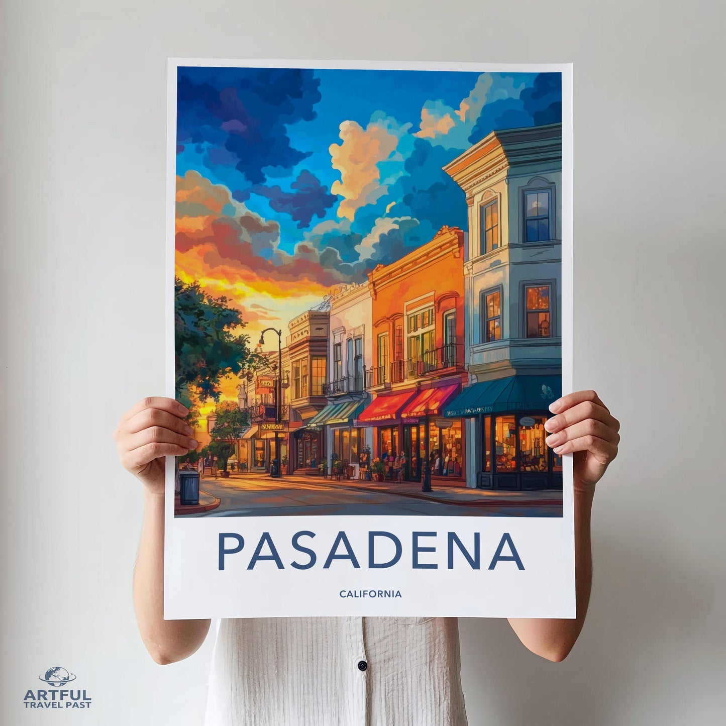 Pasadena Poster - California Wall Art