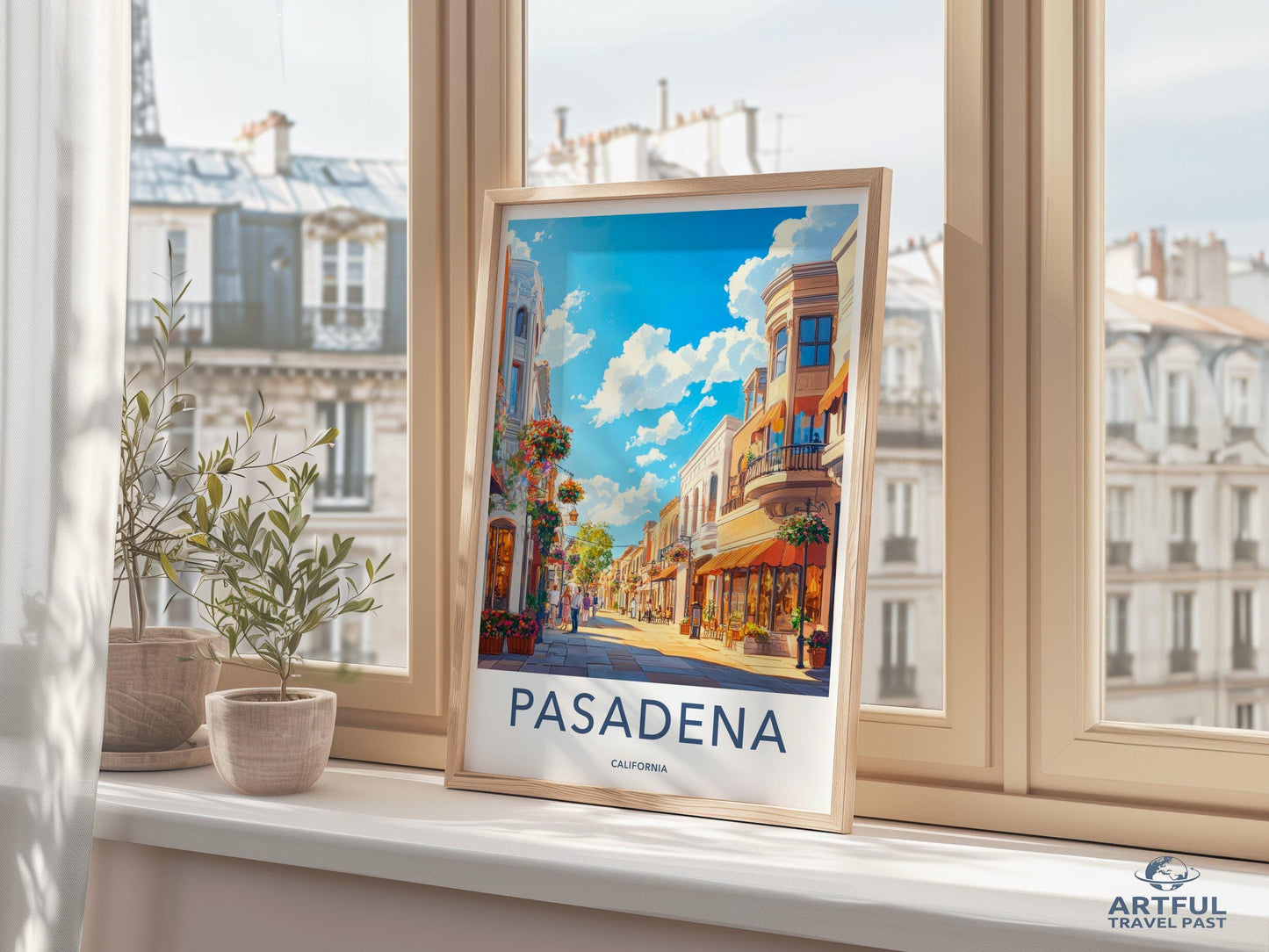 Pasadena Poster - California Wall Art