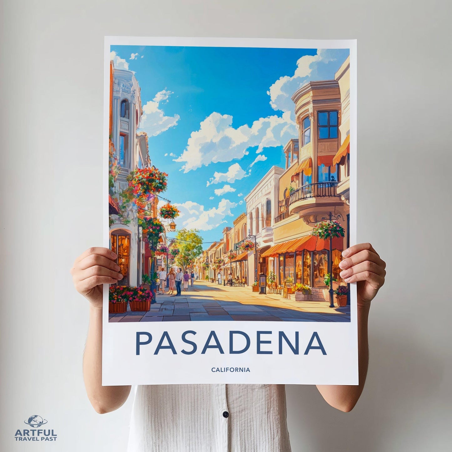 Pasadena Poster - California Wall Art