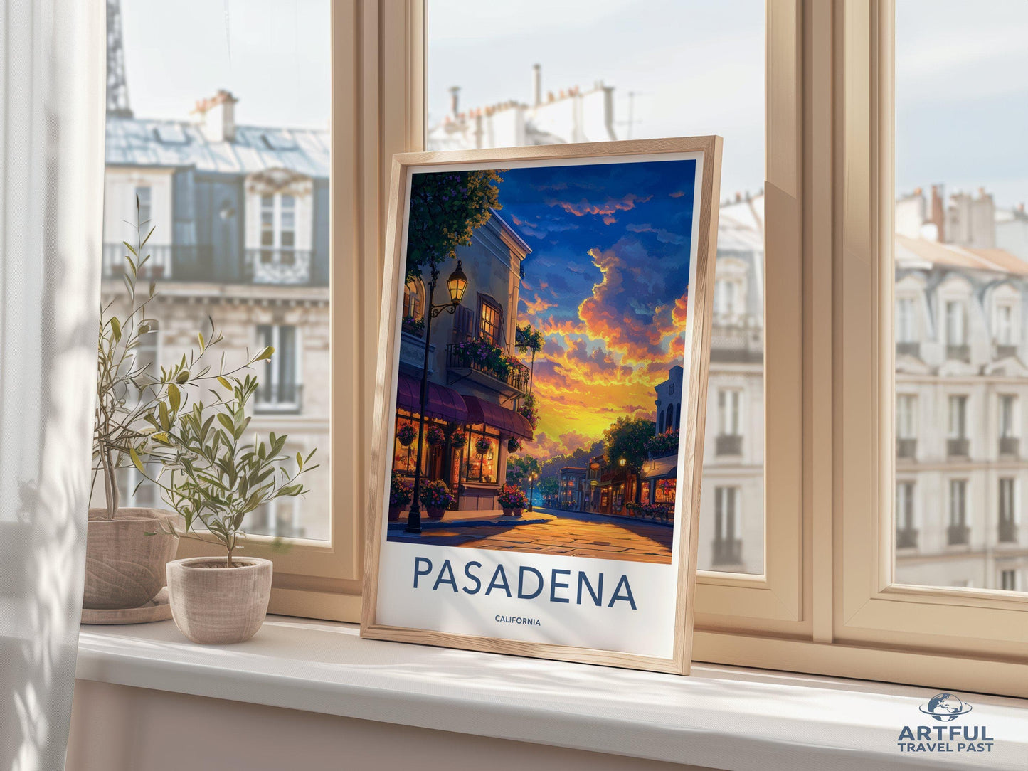Pasadena Poster - California Wall Art