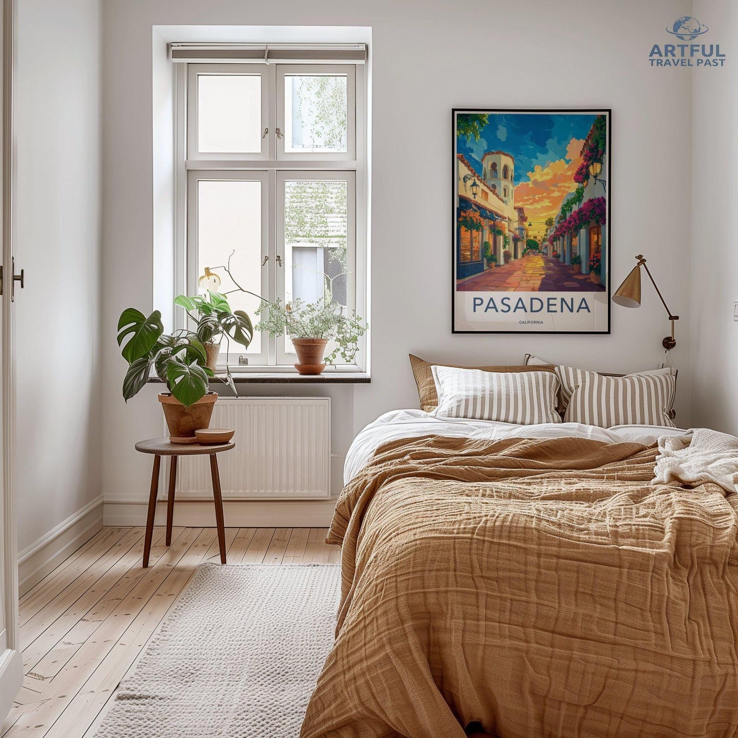 Pasadena Poster | California Wall Art | America Decor