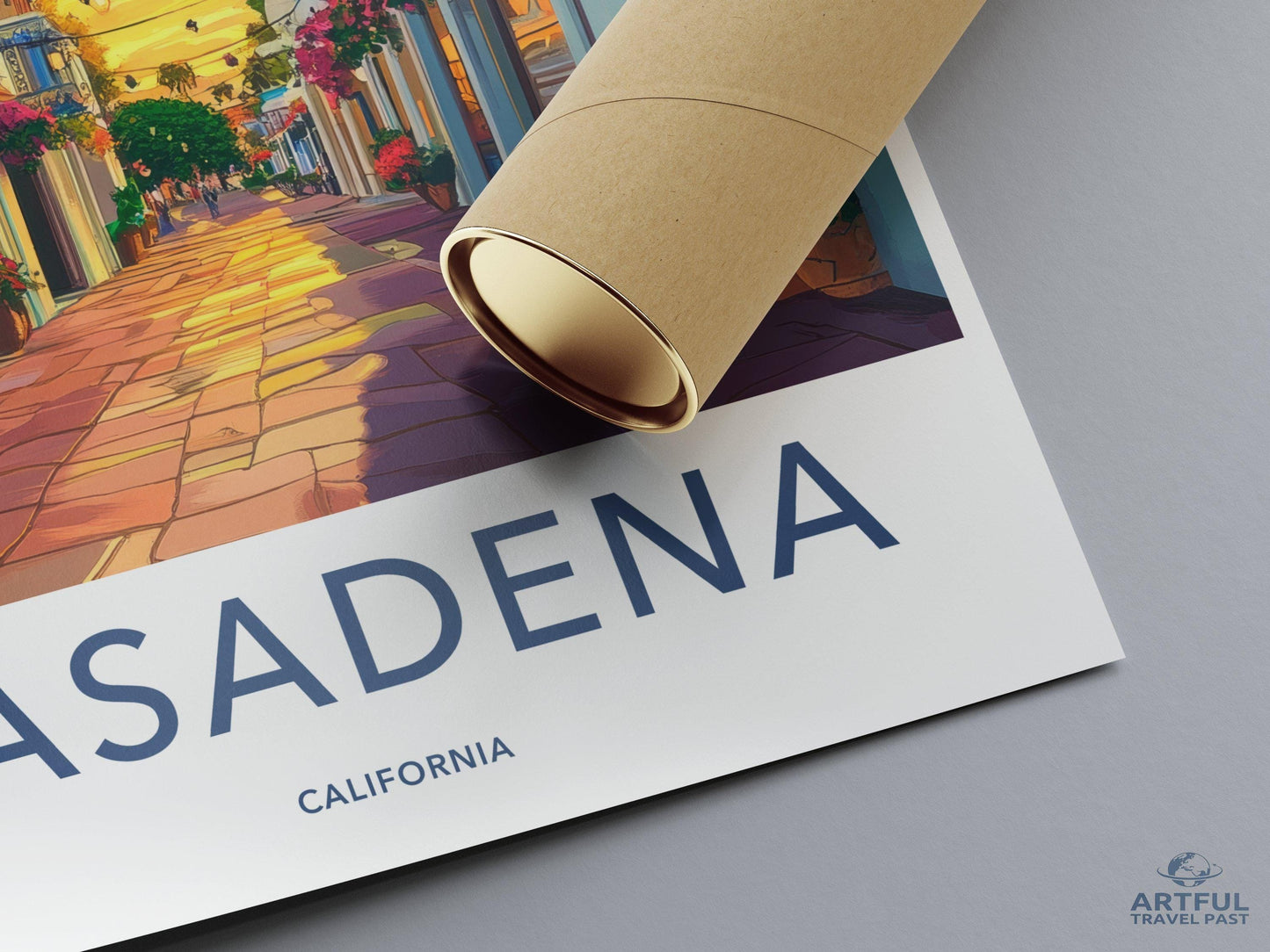 Pasadena Poster | California Wall Art | America Decor
