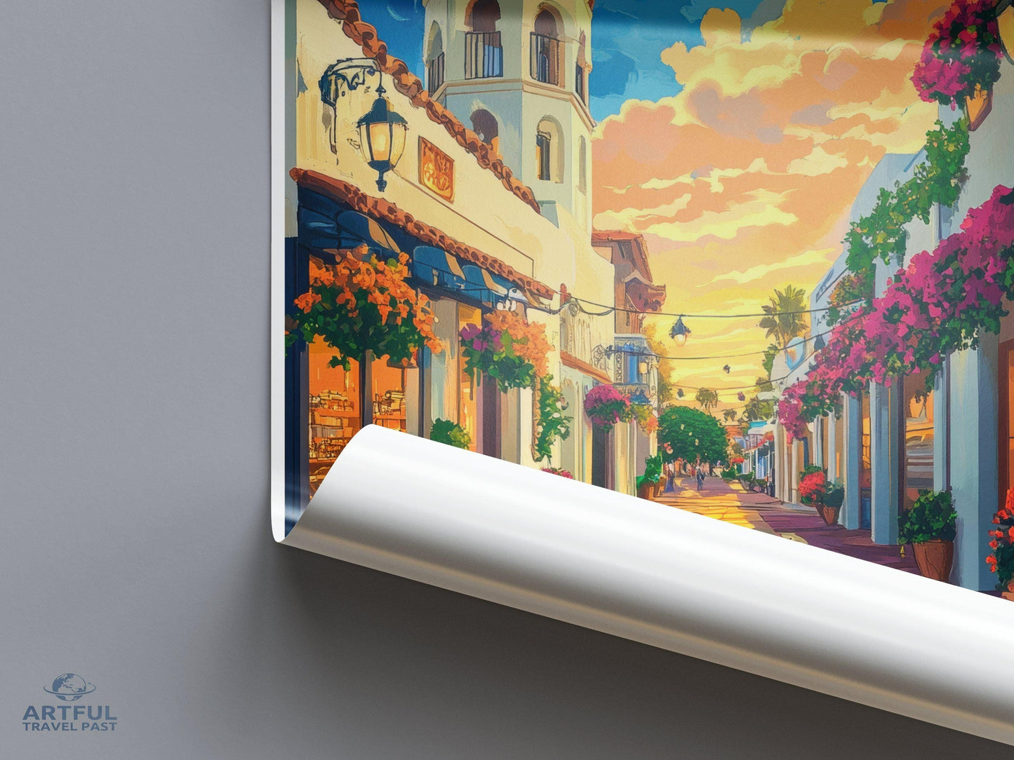 Pasadena Poster | California Wall Art | America Decor