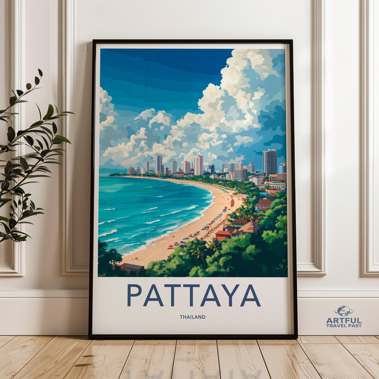 Pattaya Poster - Thailand Wall Art