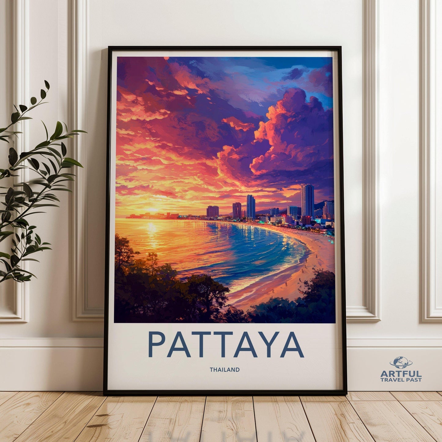 Pattaya Poster - Thailand Wall Art