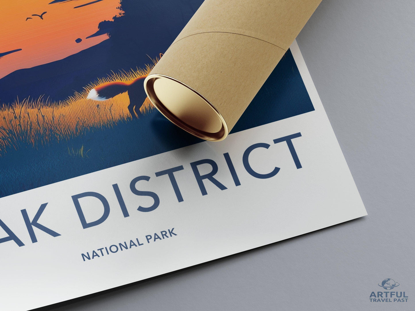 Peak District National Park Poster - England Wall Art