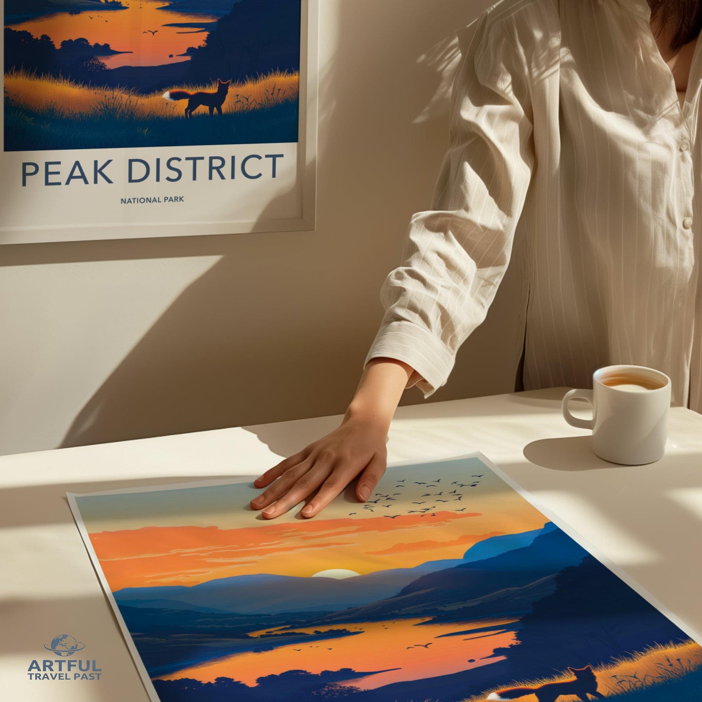 Peak District National Park Poster - England Wall Art