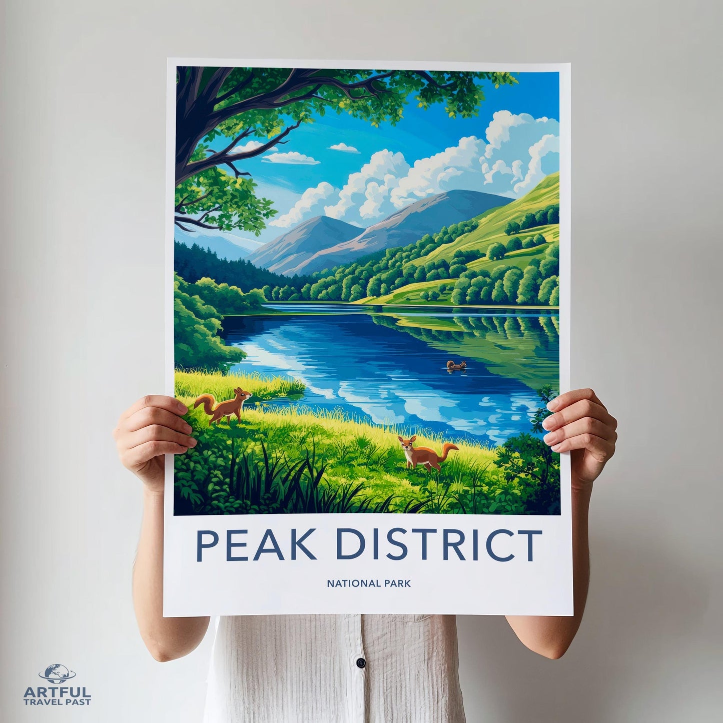 Peak District National Park Poster | UK Wall Art