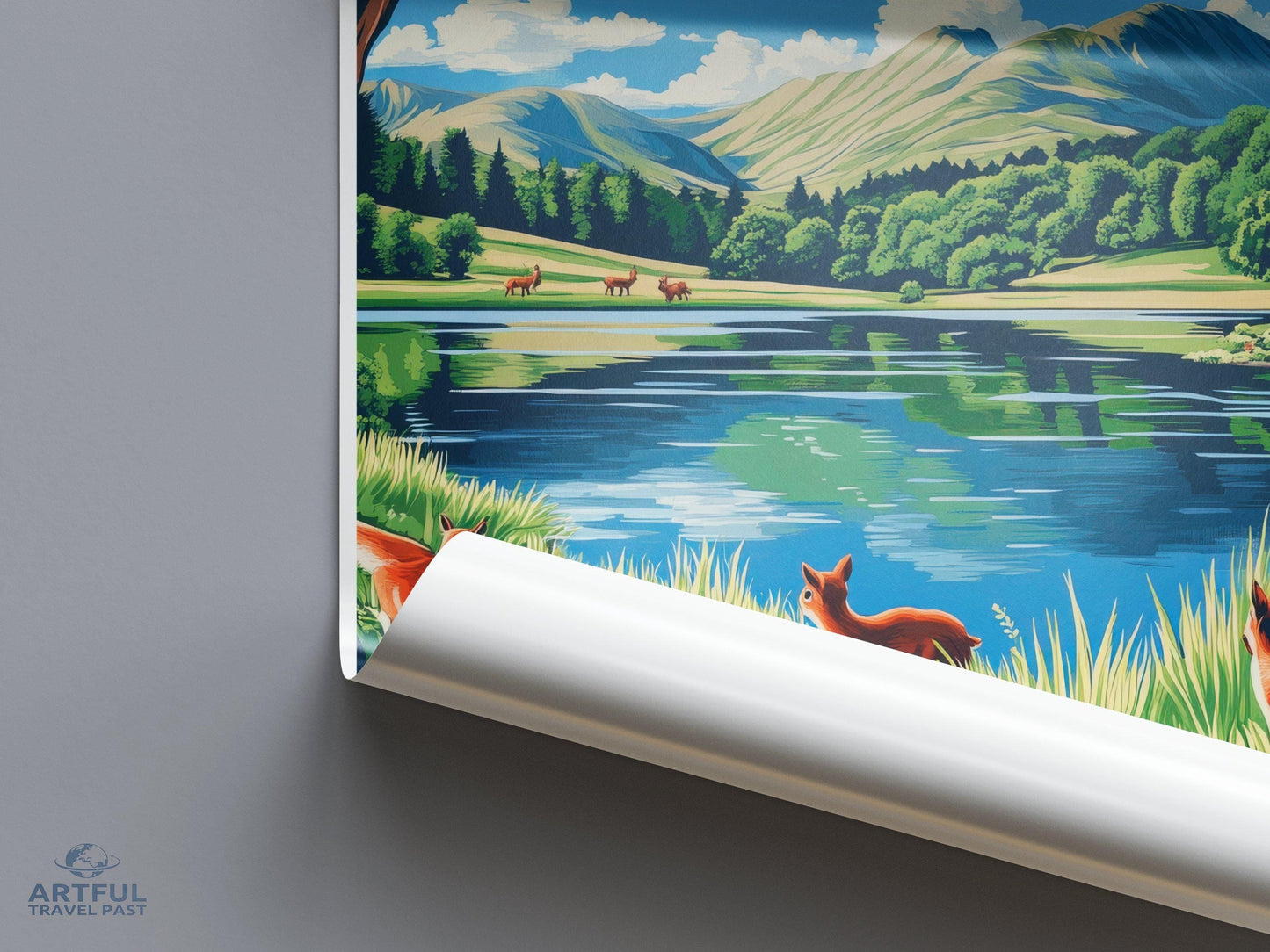 Peak District Poster - England Wall Art