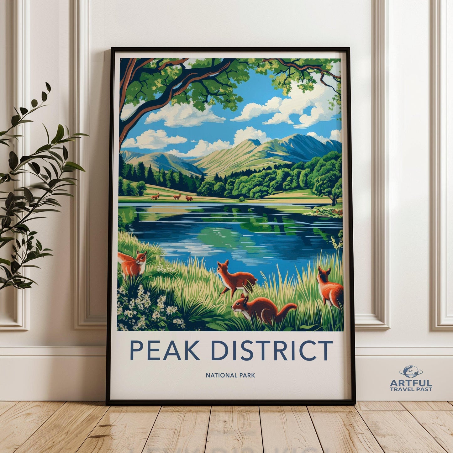 Peak District Poster - England Wall Art