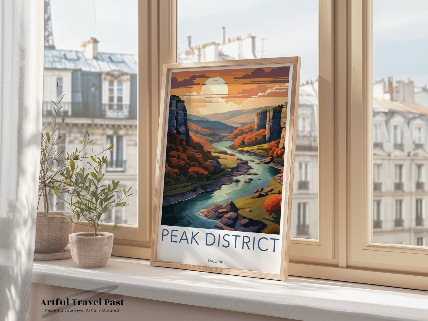 Peak District Poster - England Wall Art