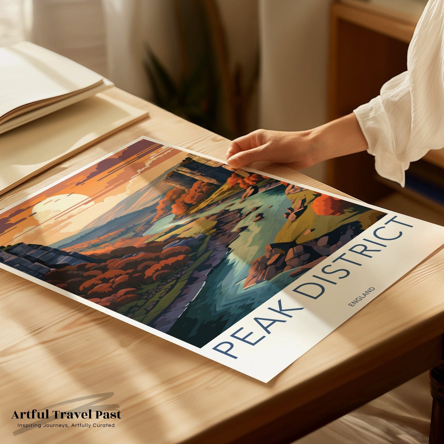 Peak District Poster - England Wall Art