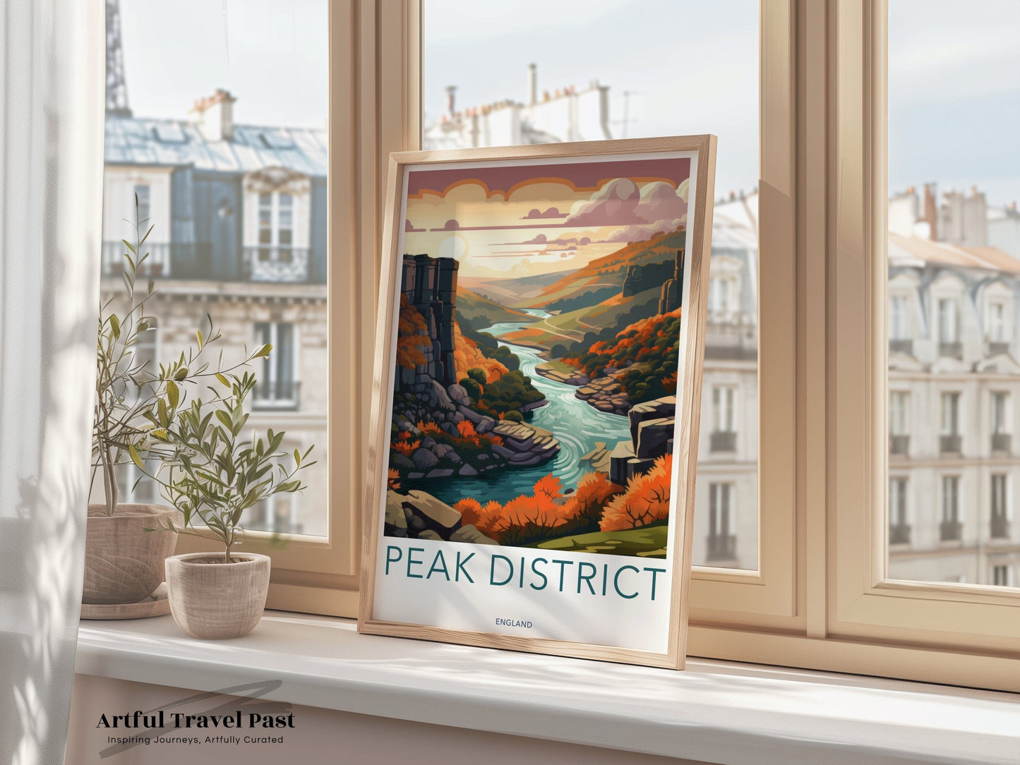 Peak District Poster - England Wall Art