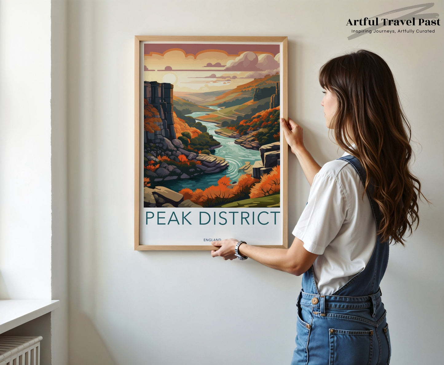 Peak District Poster - England Wall Art