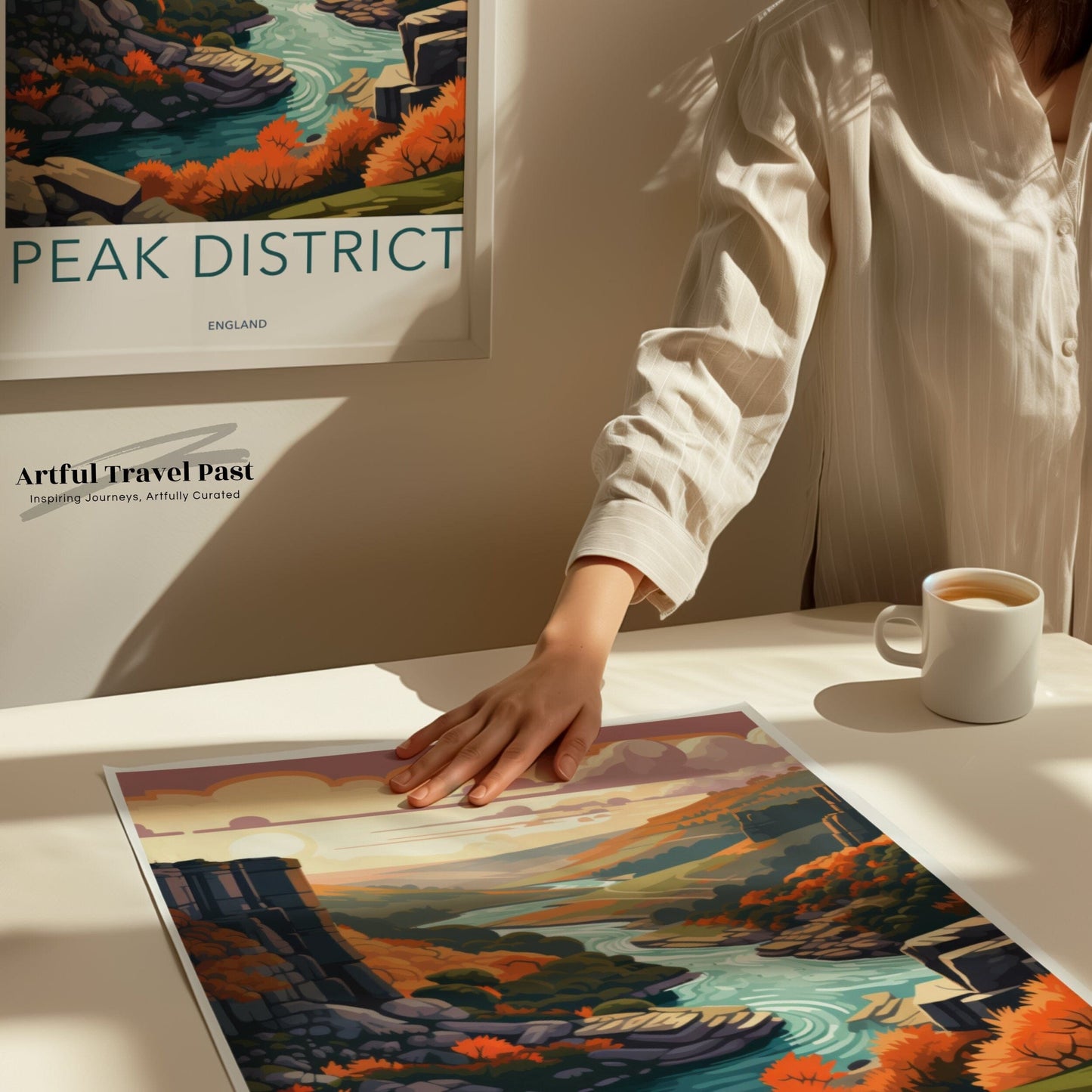 Peak District Poster - England Wall Art