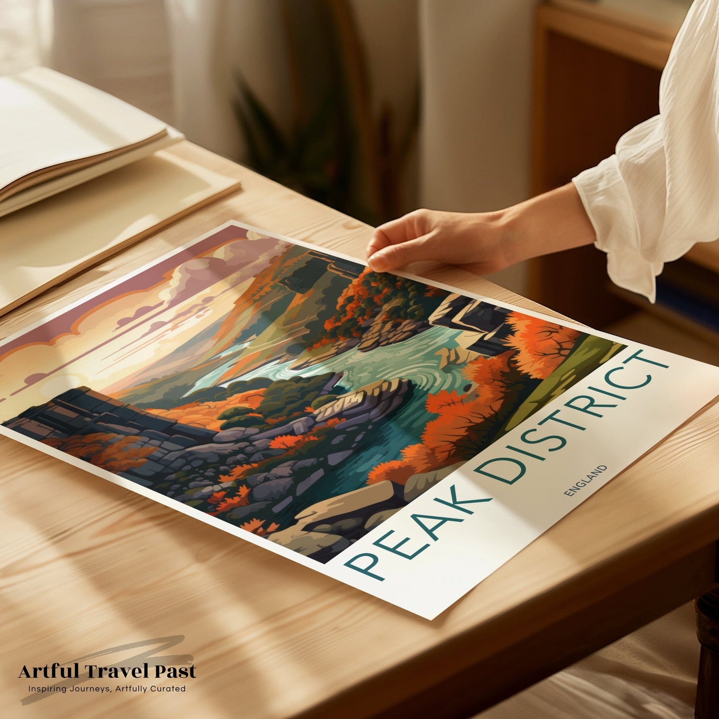 Peak District Poster - England Wall Art