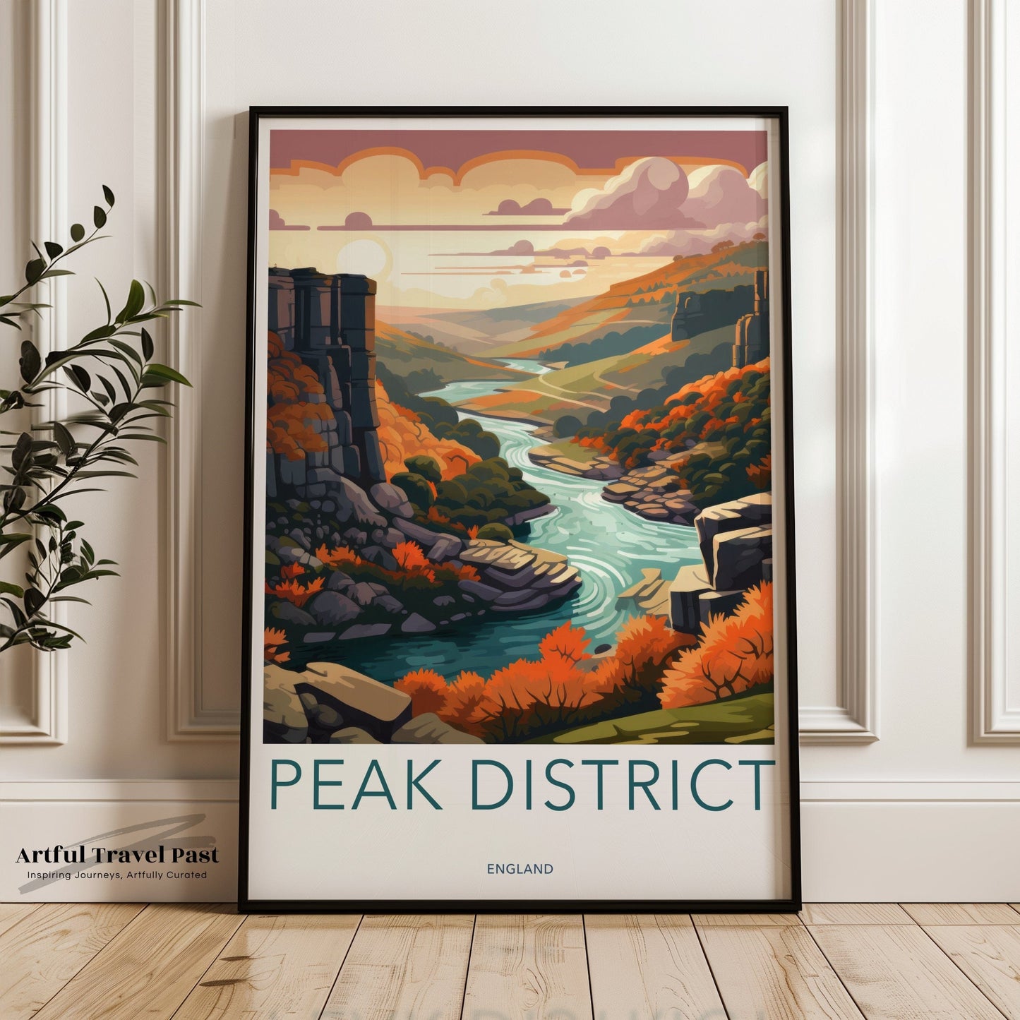 Peak District Poster - England Wall Art