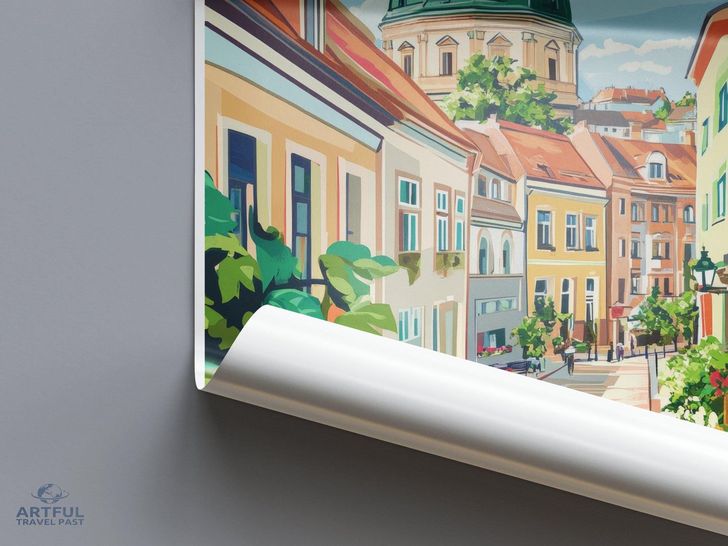 Pécs Poster - Hungary Wall Art