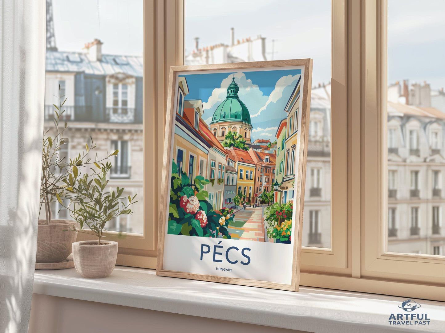 Pécs Poster - Hungary Wall Art