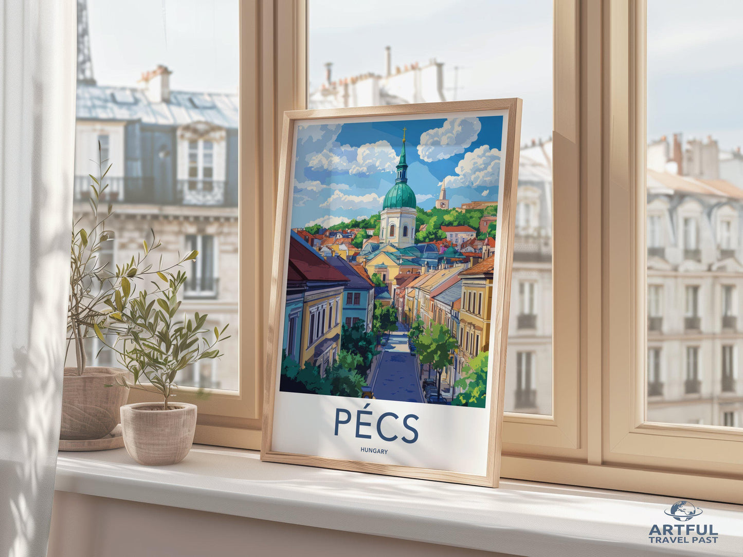Pécs Poster - Hungary Wall Art