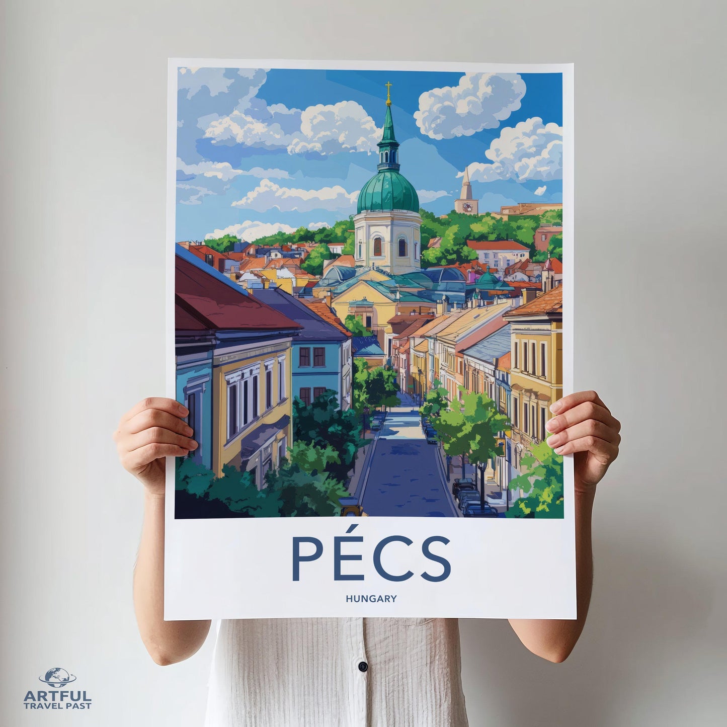 Pécs Poster - Hungary Wall Art