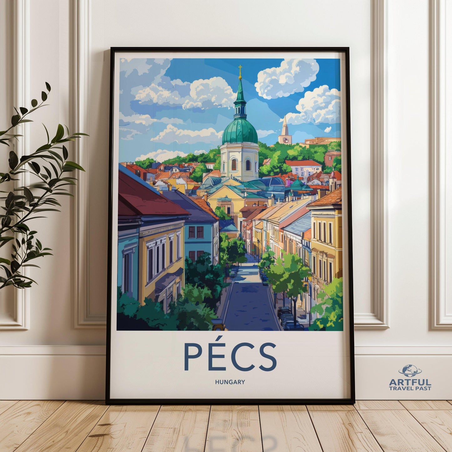Pécs Poster - Hungary Wall Art