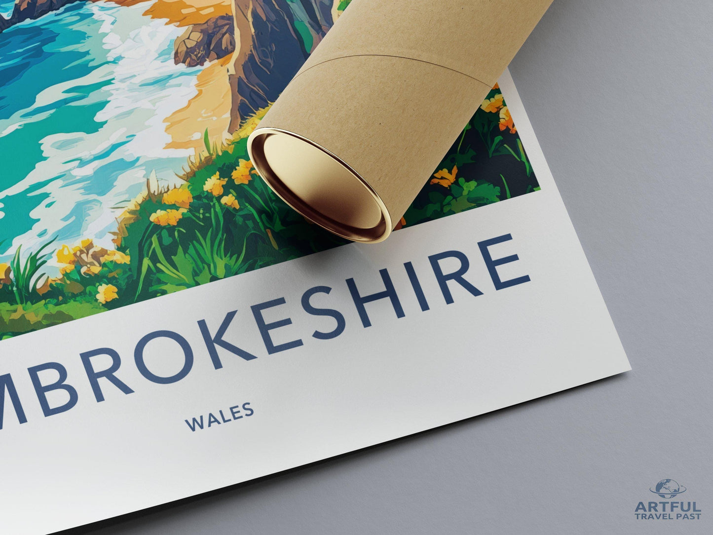 Pembrokeshire Poster - Wales Wall Art