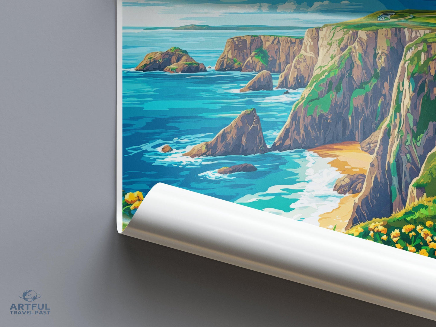 Pembrokeshire Poster - Wales Wall Art