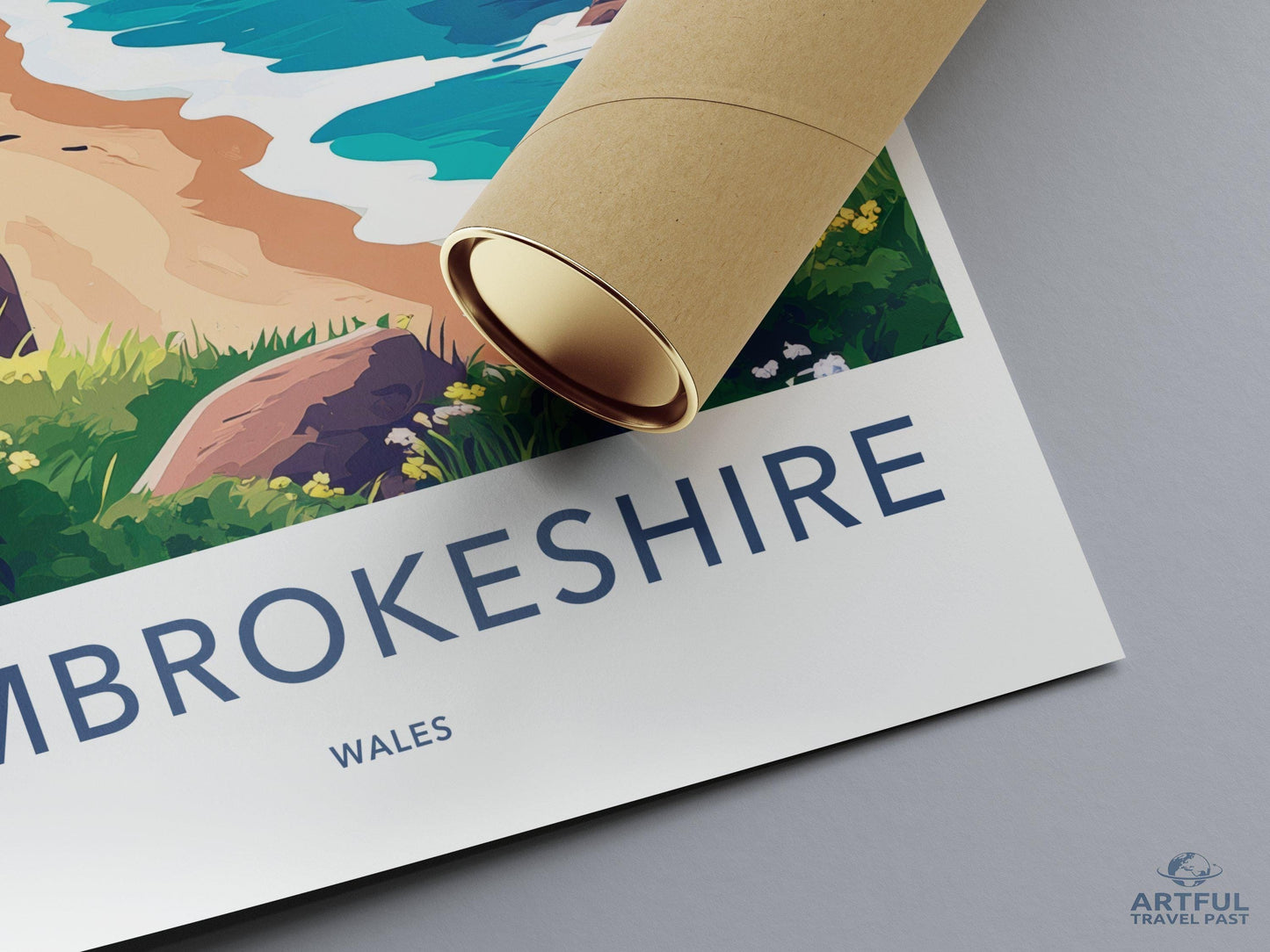 Pembrokeshire Poster - Wales Wall Art