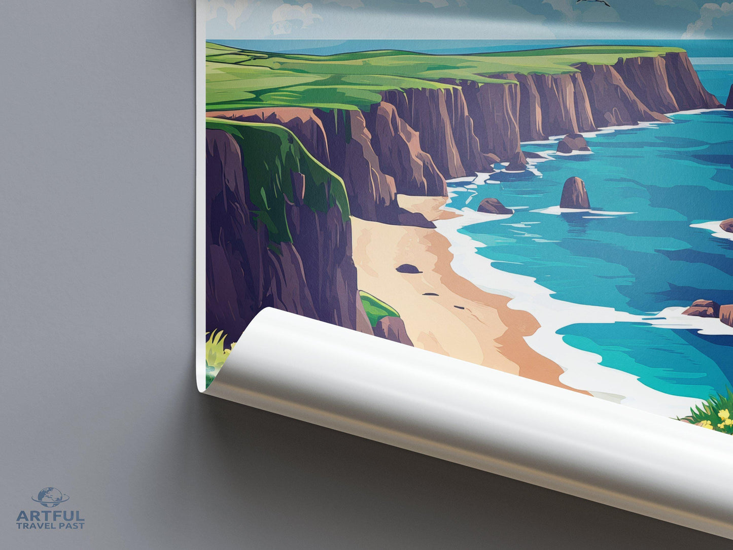 Pembrokeshire Poster - Wales Wall Art