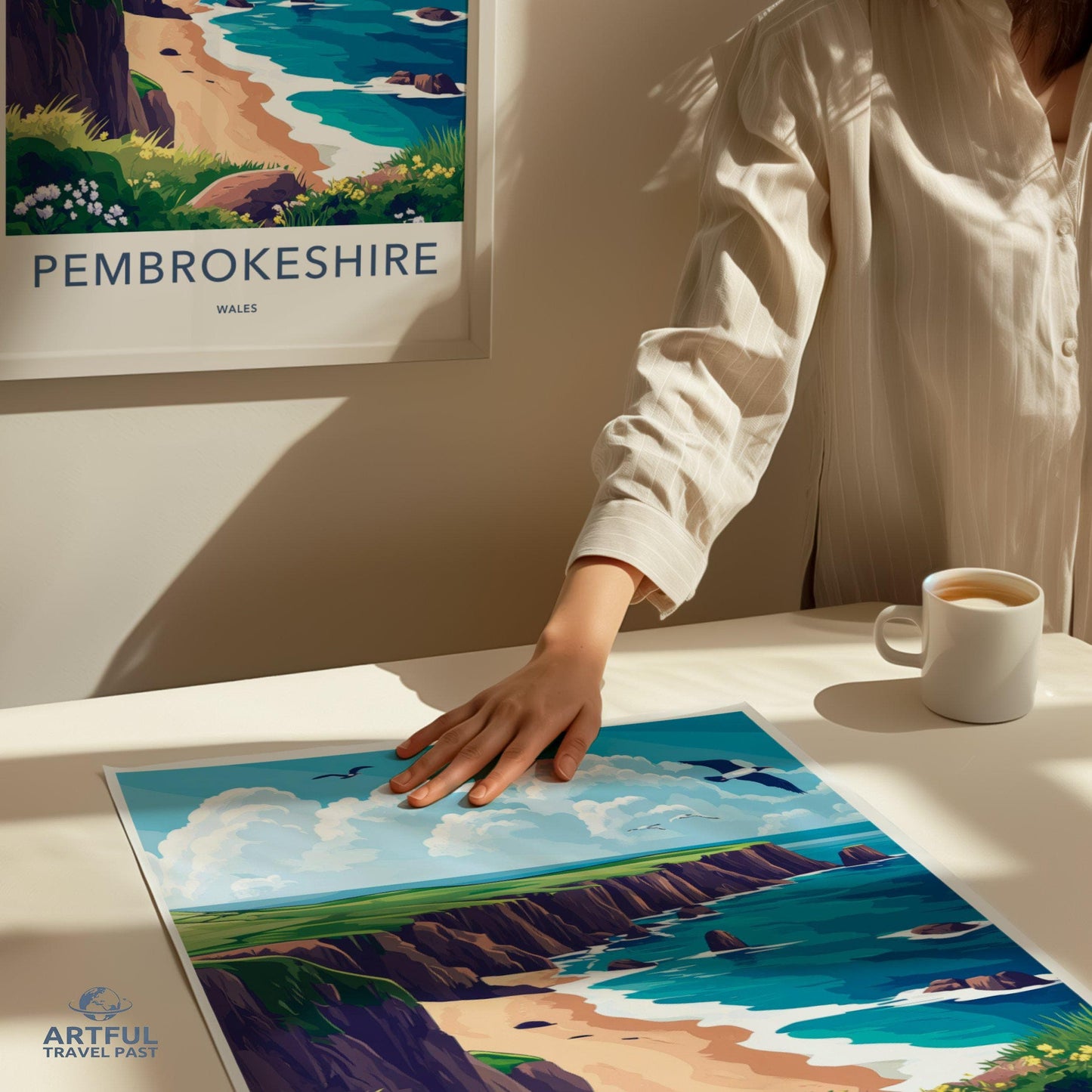 Pembrokeshire Poster - Wales Wall Art