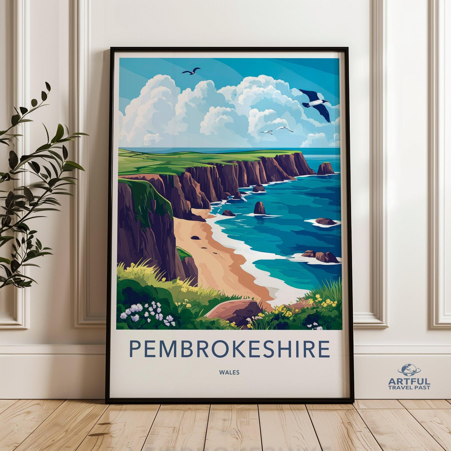 Pembrokeshire Poster - Wales Wall Art
