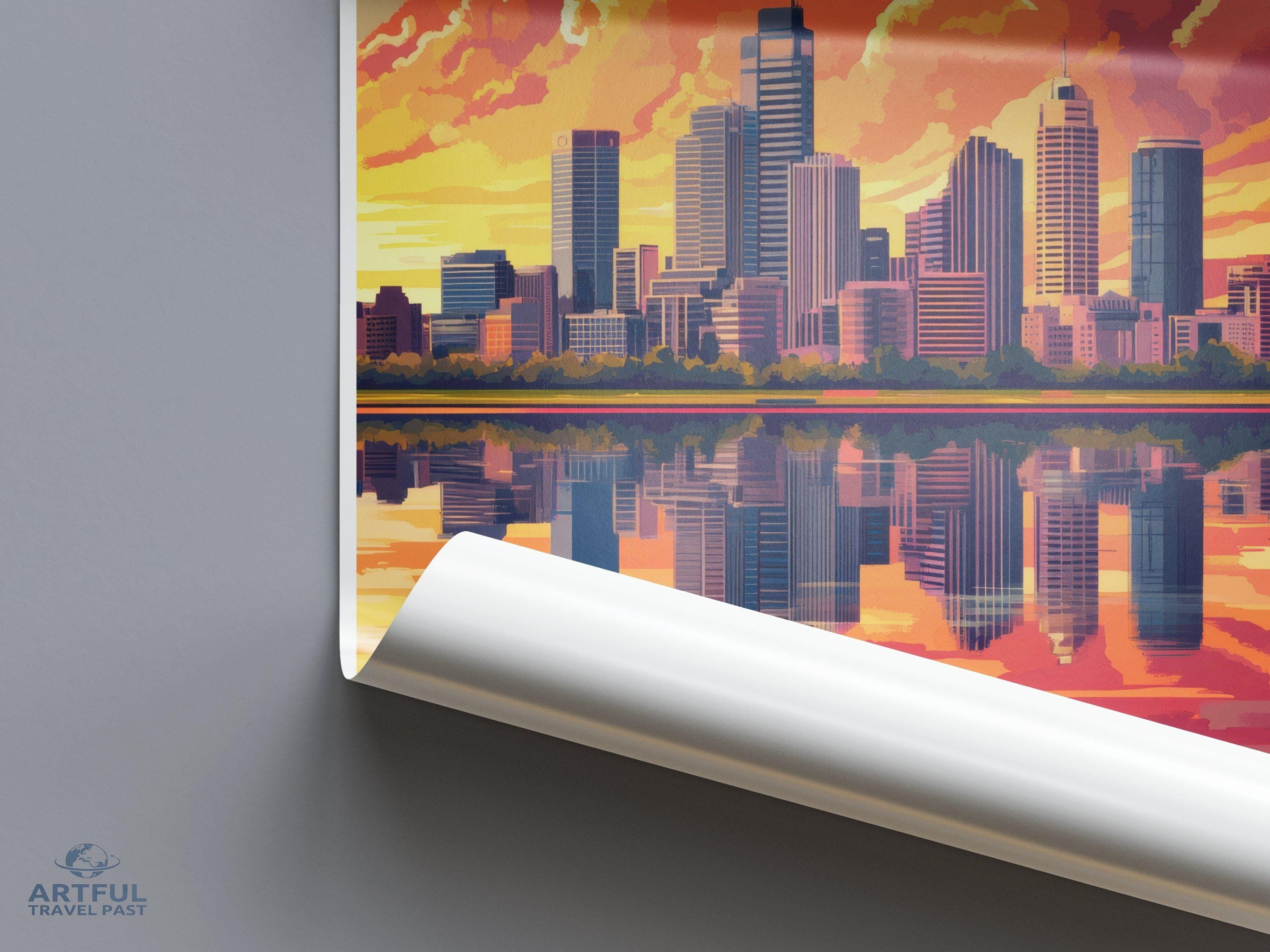 Perth Poster - Australia Wall Art