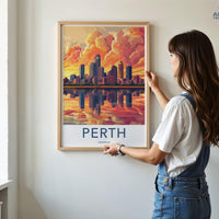 Perth Poster - Australia Wall Art