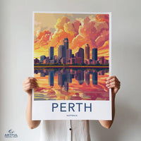 Perth Poster - Australia Wall Art