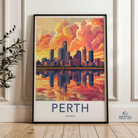 Perth Poster - Australia Wall Art