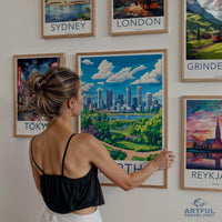 Perth Poster - Australia Wall Art